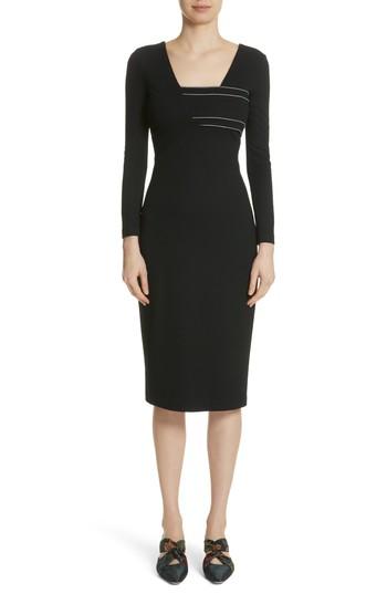 Women's Rosetta Getty Bandeau Detail Jersey Dress - Black