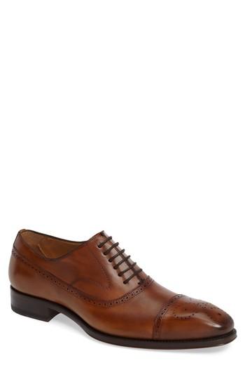 Men's Mezlan Alcala Cap Toe Oxford .5 M - Brown