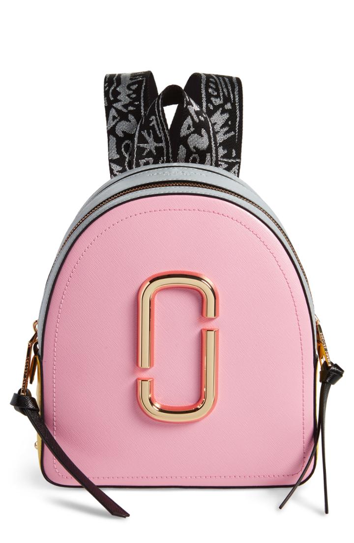 Marc Jacobs Pack Shot Leather Backpack -