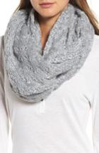 Women's Treasure & Bond Solid Chunky Knit Infinity Scarf, Size - Grey