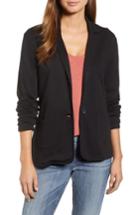 Women's Caslon Two Pocket Knit Blazer - Black