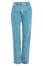 Women's Topshop Light Wash Straight Leg Jeans Us (fits Like 0) - Blue