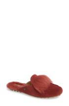 Women's Ugg Shaine Wisp Genuine Shearling Slipper - Red