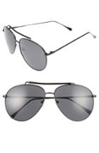 Women's A.j. Morgan Skyward 61mm Aviator Sunglasses - Black