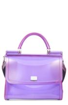 Dolce & Gabbana Medium Sicily Pvc Satchel - Purple
