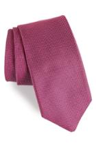 Men's Boss Textured Silk Tie, Size - Pink