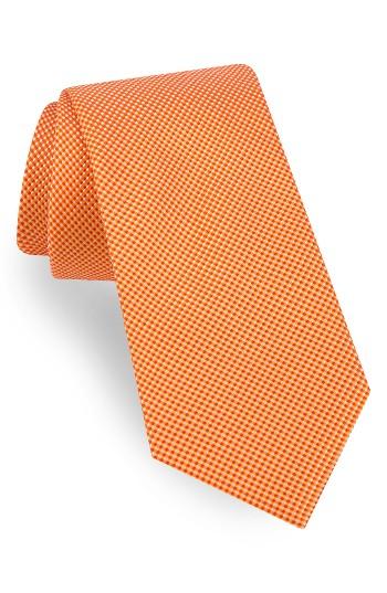 Men's Ted Baker London Solid Silk Tie, Size - Yellow