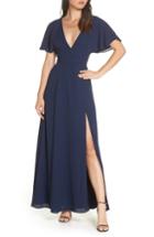 Women's Fame And Partners A-line Gown - Blue