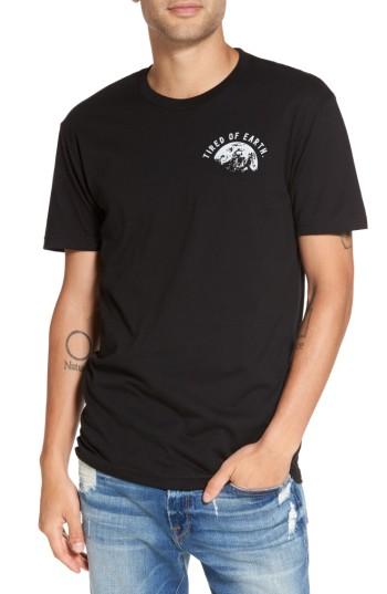 Men's Palmercash Tired Of Earth T-shirt - Black