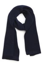 Men's Nordstrom Men's Shop Rib Knit Scarf, Size - Blue