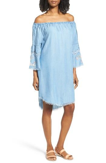 Women's Billy T Off The Shoulder Denim Dress
