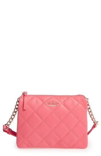Kate Spade New York Emerson Place Harbor Leather Crossbody Bag - Pink