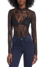 Women's Nbd Raylynn Lace Bodysuit - Black