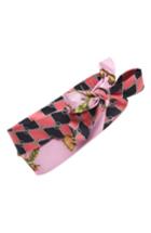 Gucci Botanic Chane Silk Headband - Pink