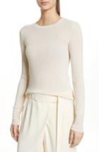Women's Vince Waffle Knit Wool & Cashmere Top - Yellow