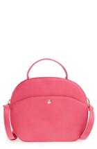 Sole Society Oval Canteen Faux Leather Satchel - Pink