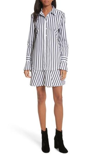 Women's Equipment Daphine Stripe Cotton Shirtdress - White