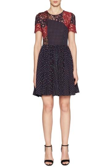 Women's French Connection Phoebe Fit & Flare Dress - Blue