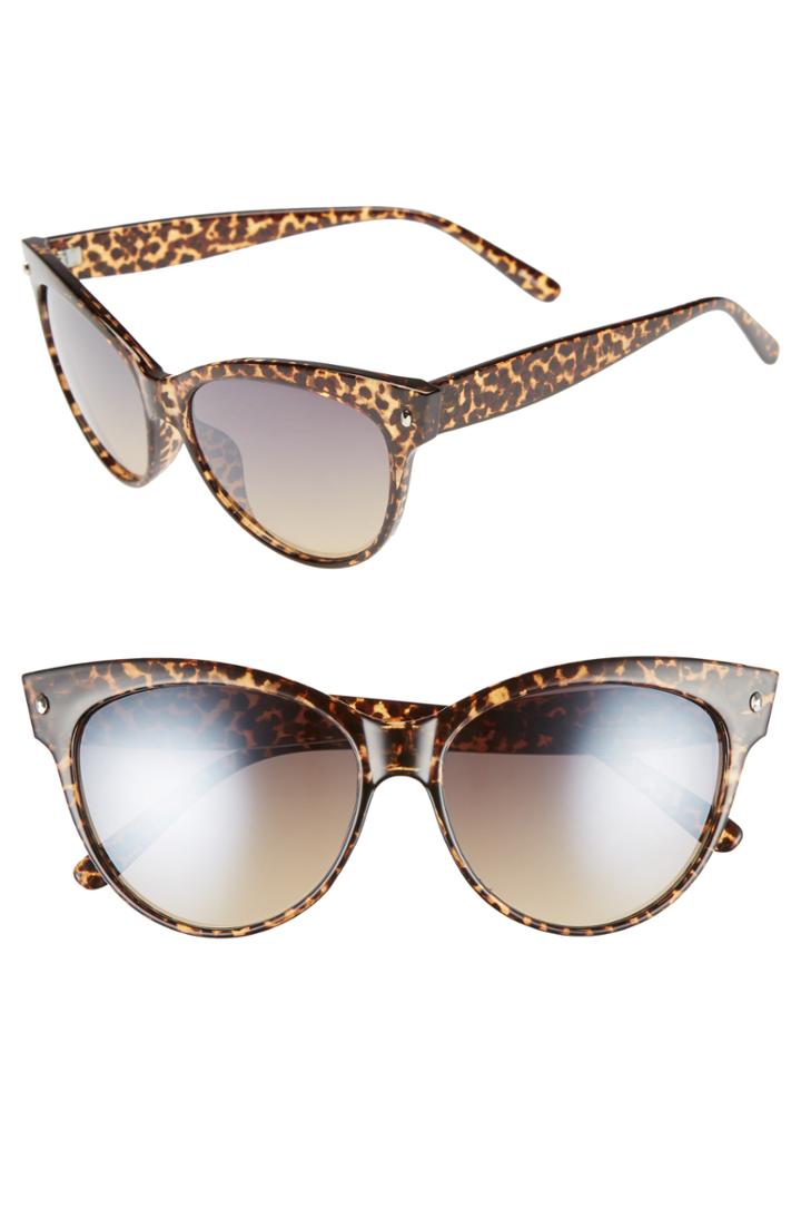 Women's Bp. 56mm Print Cat Eye Sunglasses -