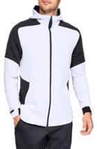 Men's Under Armour Unstoppable/move Zip Hooded Jacket - White