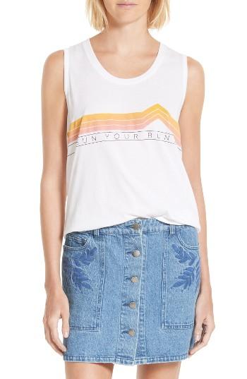 Women's Rebecca Minkoff Nani Tank, Size - White