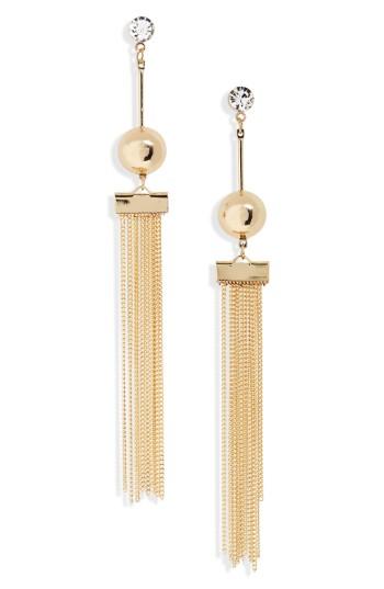 Women's Girly Ball And Chain Earrings