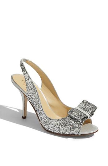 Women's Kate Spade New York 'charm' Slingback Pump M - Metallic