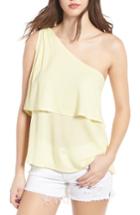 Women's Bp. One-shoulder Top, Size - Yellow