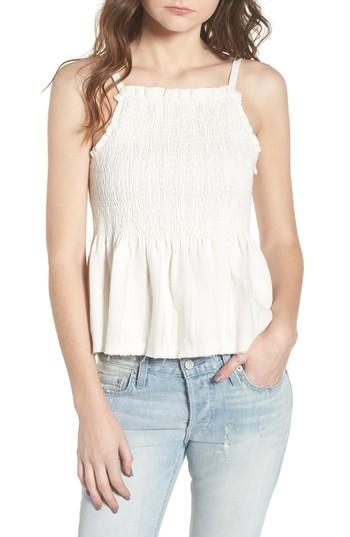 Women's Mcguire Leelee Smocked Tank - White