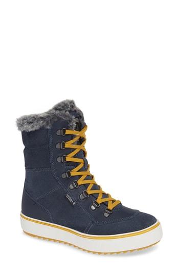 Women's Santana Canada Mid Water Resistant Winter Boot M - Blue
