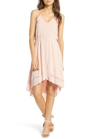 Women's Everly Ruffle Hem Dress - Pink