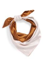 Women's Donni Charm Darling Silk Scarf, Size - Brown