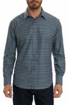 Men's Robert Graham Hill Punch Classic Fit Print Sport Shirt - Grey