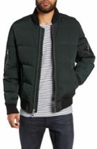 Men's The Very Warm Vandal Down & Feather Fill Quilted Bomber Jacket - Green