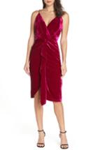 Women's Harlyn Plunge Neck Sequin Dress - Metallic