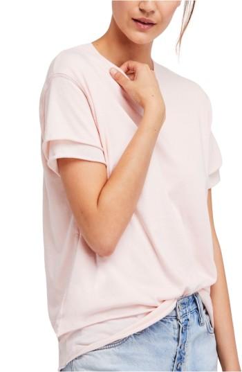 Women's Free People Cloud Nine Tee - Pink