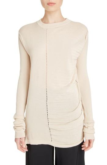 Women's Rick Owens Abstract Sweater - Beige