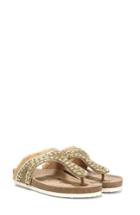 Women's Sam Edelman Olivie Beaded Flip Flop M - Beige