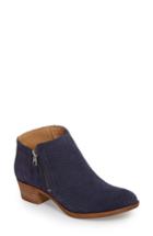 Women's Lucky Brand Brielley Perforated Bootie .5 M - Blue