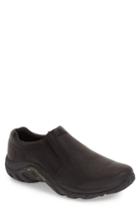 Men's Merrell 'jungle Moc' Leather Athletic Slip-on .5 M - Black