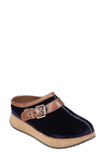 Women's Earth Lyra Buckle Clog M - Blue