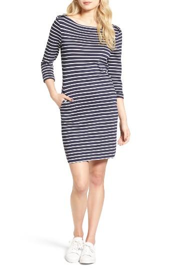 Women's Barbour Wharf Stripe Jersey Dress Us / 8 Uk - Blue