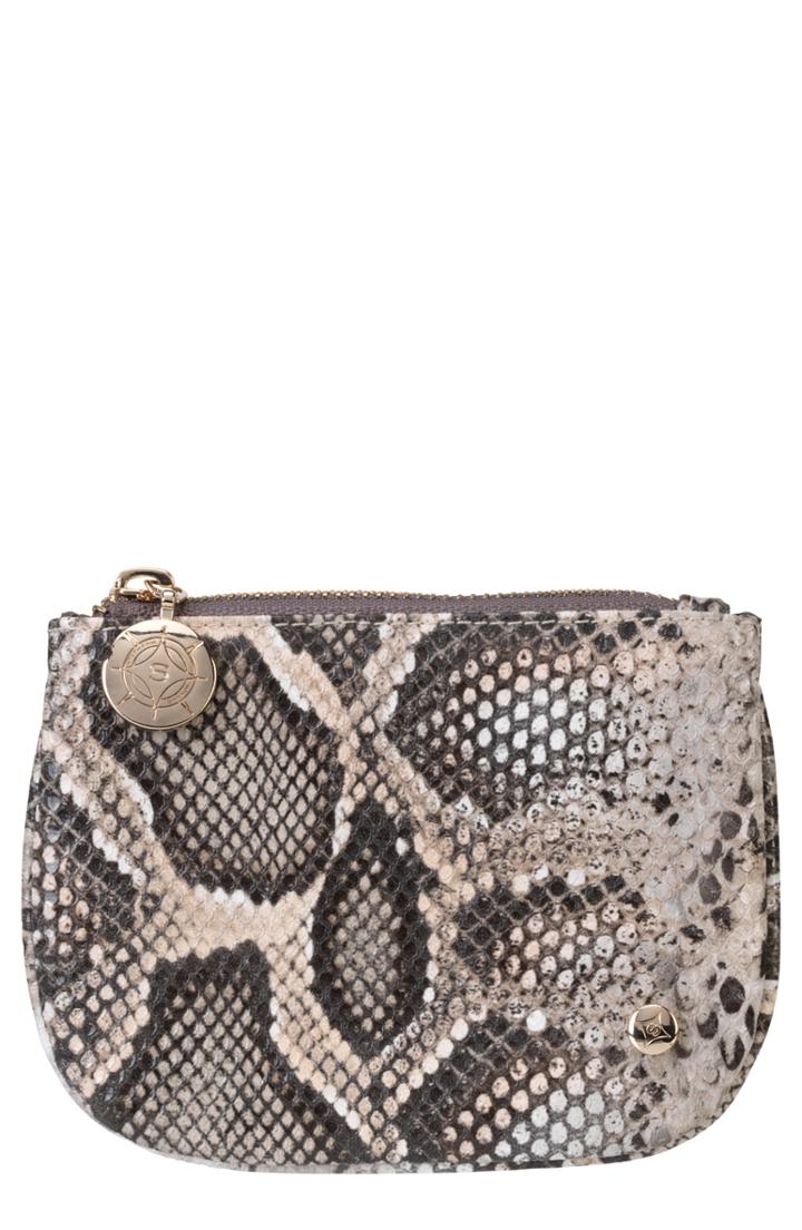 Stephanie Johnson Java Coffee Mini Flat Pouch, Size - Java Coffee