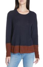 Women's Eileen Fisher Colorblock Tencel Lyocell & Silk Sweater