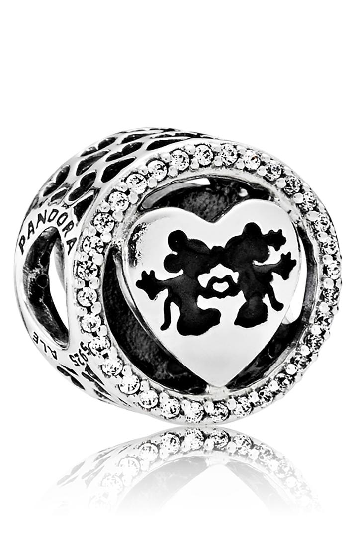 Women's Pandora Disney Mickey & Minnie Mouse Love Charm