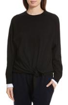 Women's Vince Tie Waist Sweater - Black