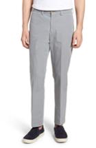 Men's Bills Khakis M3 Straight Fit Flat Front Tropical Poplin Pants X 34 - Grey