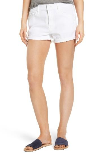 Women's Mother Teaser Roller Shorts - White