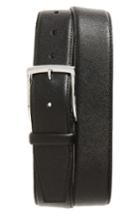 Men's Monte Rosso Renato Saffiano Leather Belt
