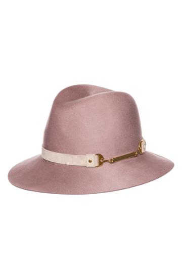 Women's Bijou Van Ness Sunset Boulevard Wool Felt Hat - Pink